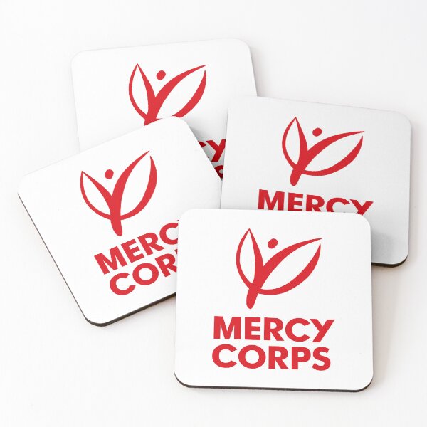 Item preview, Mercy Corps Red Abstract Human Symbol Logo designed and sold by Jerbilsmouse.