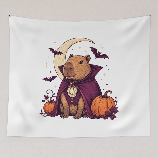 Item preview, Halloween Costume Capybara – Cute Spooky Monster Animal Art designed and sold by AMICO77.