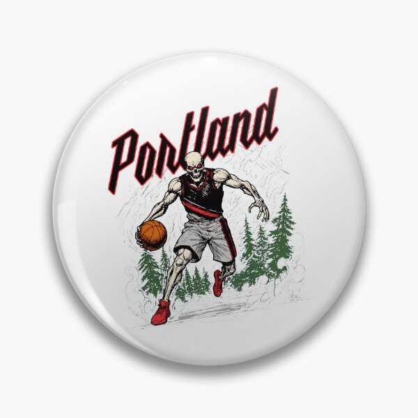 Item preview, Camiseta gráfica Skeleton Baller Portland designed and sold by JohnBrewe65431.