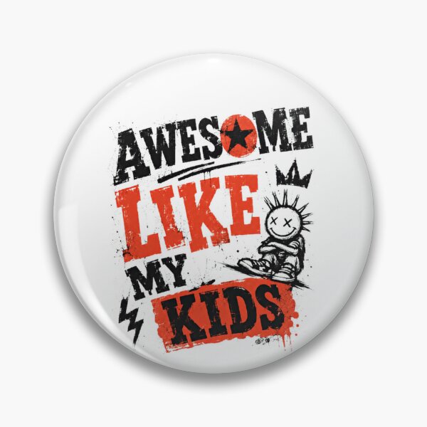 Item preview, Awesome Like My Kids Parent Mom Dad Parenthood Family designed and sold by SkeletonsDanger.