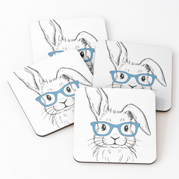 Item preview, Cute Bookish Bunny with Glasses – Nerdy Reader & Teacher Gift T-Shirt designed and sold by SecretRiver.