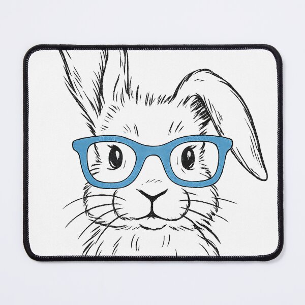Item preview, Cute Bookish Bunny with Glasses – Nerdy Reader & Teacher Gift T-Shirt designed and sold by SecretRiver.