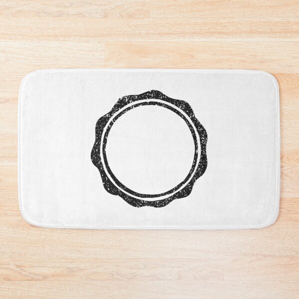 Item preview, Vintage Circular Rubber Stamp Frame designed and sold by VectorForge Studio.