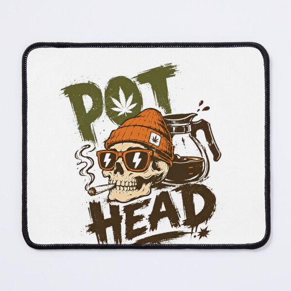 Item preview, Pot Head Cannabis Stoner Marijuana Enthusiast designed and sold by SkeletonsDanger.