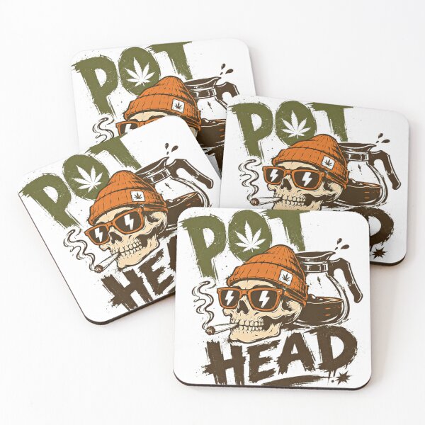 Item preview, Pot Head Cannabis Stoner Marijuana Enthusiast designed and sold by SkeletonsDanger.