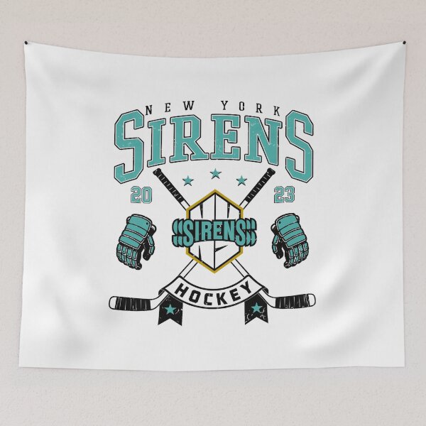 Item preview, New York Sirens Hockey Vintage Style Sweatshirt designed and sold by AshleySan84254.