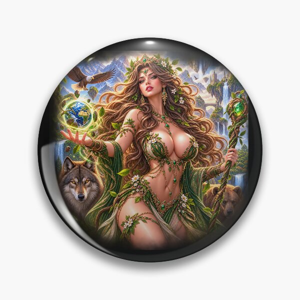 Item preview, Earth Enchantress – Goddess of Nature and Earth Magic designed and sold by TroviTutto.