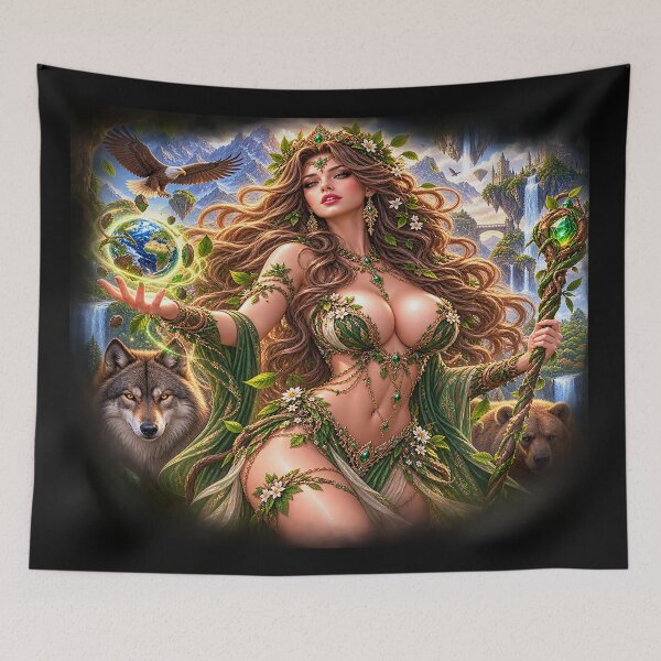Item preview, Earth Enchantress – Goddess of Nature and Earth Magic designed and sold by TroviTutto.