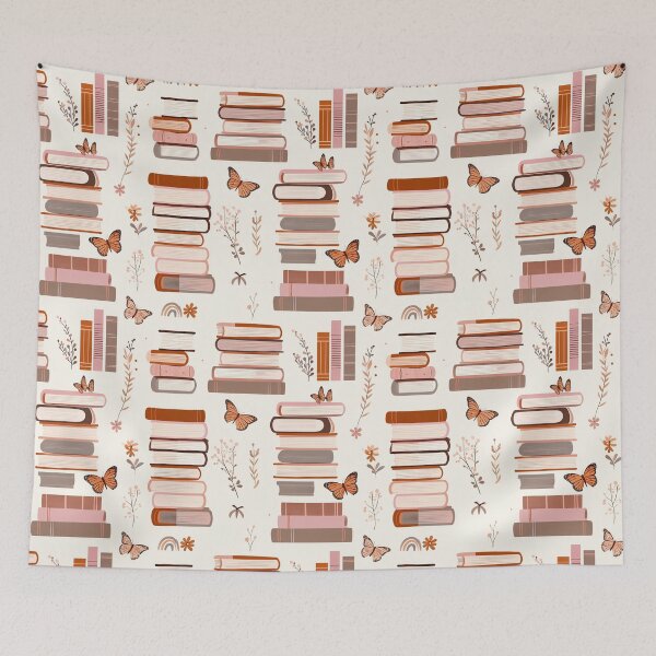 Item preview, Book Lover Butterfly Botanical Library designed and sold by FestivityFinds.