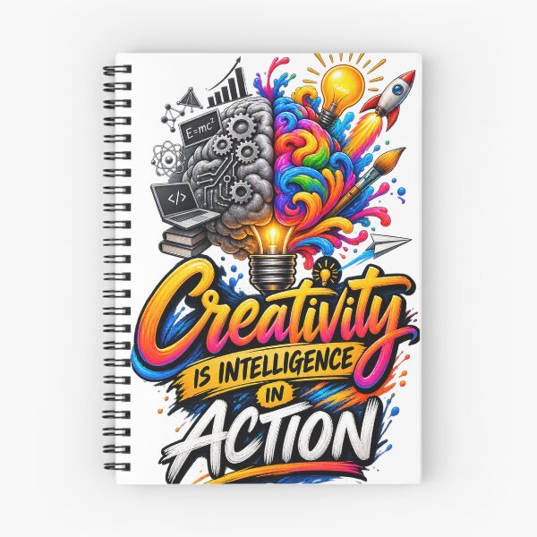 Item preview, Creativity Is Intelligence in Action designed and sold by bolaAura.