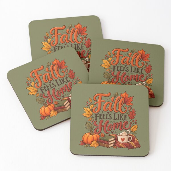 Item preview, Fall Feels Like Home – Cozy Autumn Pumpkin & Coffee designed and sold by blankTeeShirt.