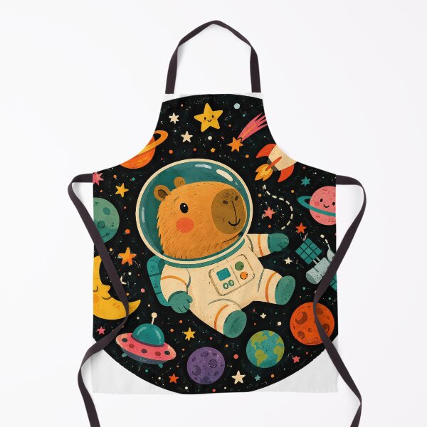 Item preview, Wall Art - Postcard - #6 - Cosmic Capybara Explorer designed and sold by ForeverPrintsOK.