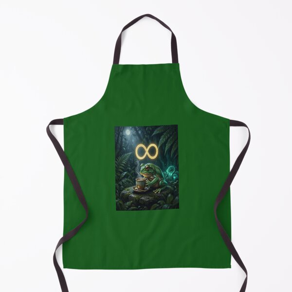 Item preview, Infinity Frog - Cozy Coffee in Enchanted Forest designed and sold by Breezes-of-Ida.