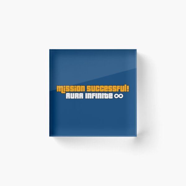 Item preview, Mission Successful Aura Infinite – Motivational Gen Z Meme Typography Design designed and sold by lexxclothing.
