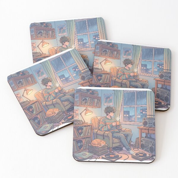Item preview, Lo-Fi Anime Study and Chill 90s Aesthetic Vibe designed and sold by KreatoLab.