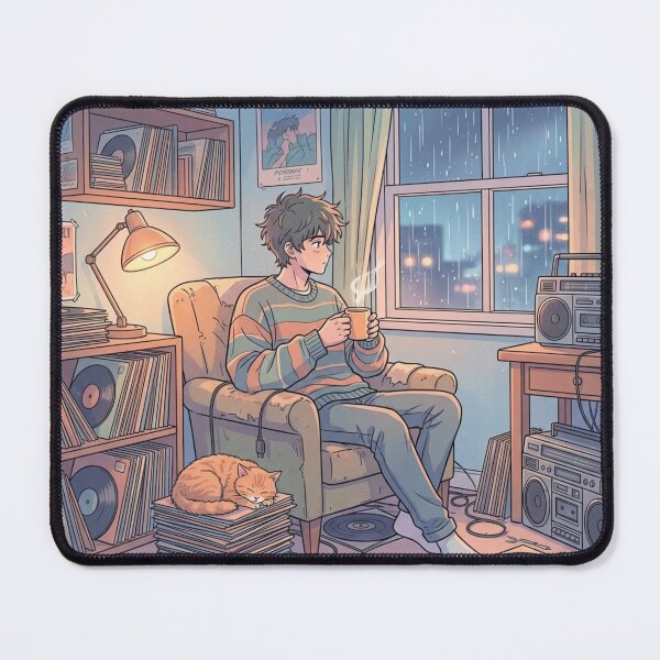 Item preview, Lo-Fi Anime Study and Chill 90s Aesthetic Vibe designed and sold by KreatoLab.