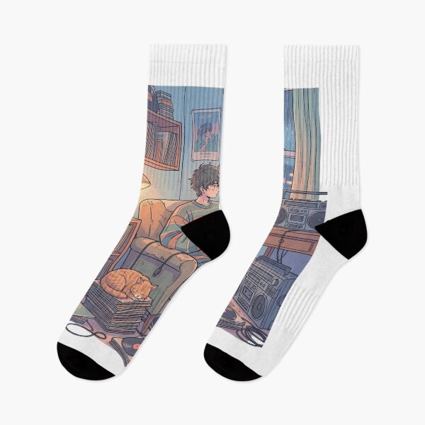 Item preview, Lo-Fi Anime Study and Chill 90s Aesthetic Vibe designed and sold by KreatoLab.
