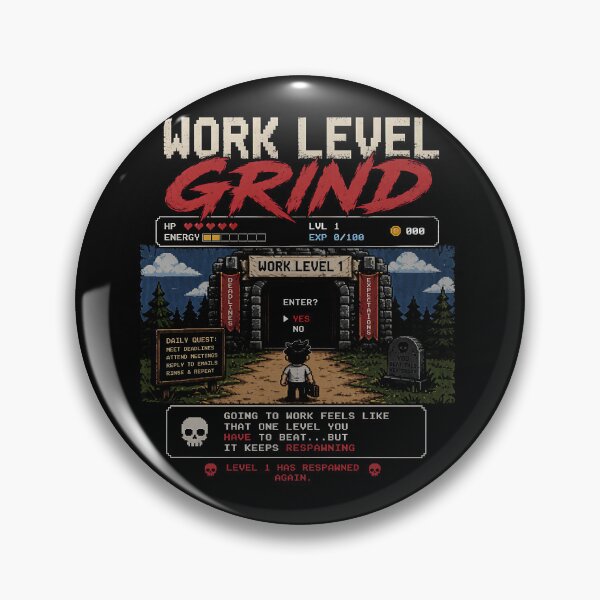 Item preview, Work feels like that level you can never beat designed and sold by Jenyffercom.