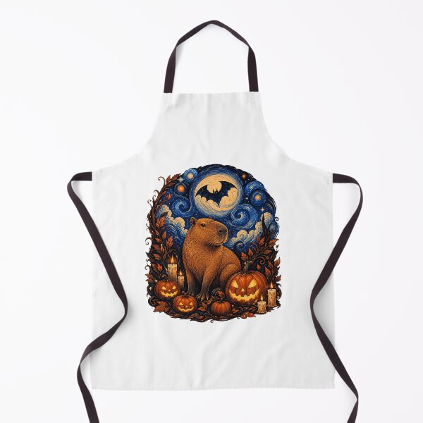Item preview, Gothic Celestial Capybara – Moonlit Halloween Animal Art designed and sold by AMICO77.