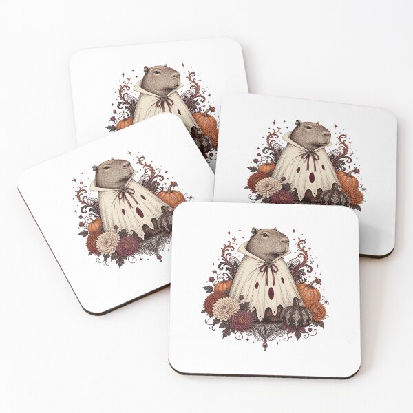 Item preview, Gothic Celestial Capybara – Moonlit Halloween Animal Art designed and sold by AMICO77.
