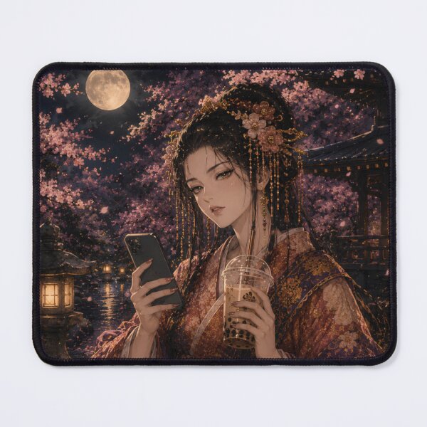 Artikelvorschau, Faule Sengoku-Prinzessin mit Bubble Tea – Japanische Kriegerprinzessin am Telefon entworfen und verkauft von MirokuStudio.