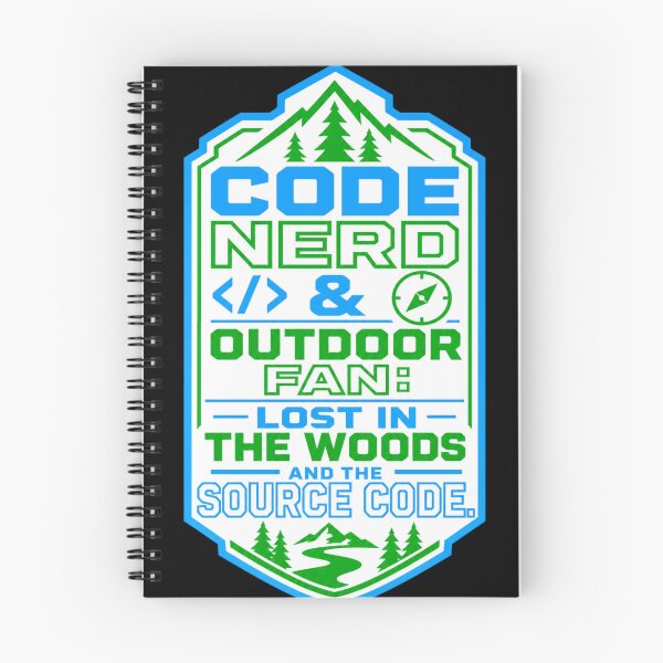 Item preview, Code Nerd And Outdoor Fan Lost In The Woods And The Source Code designed and sold by EpicInks24.