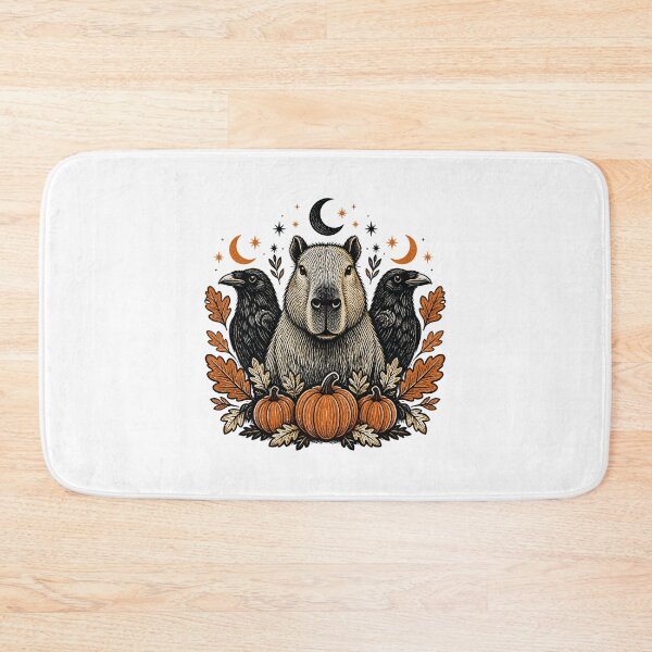Item preview, Gothic Celestial Capybara – Moonlit Halloween Animal Art designed and sold by AMICO77.