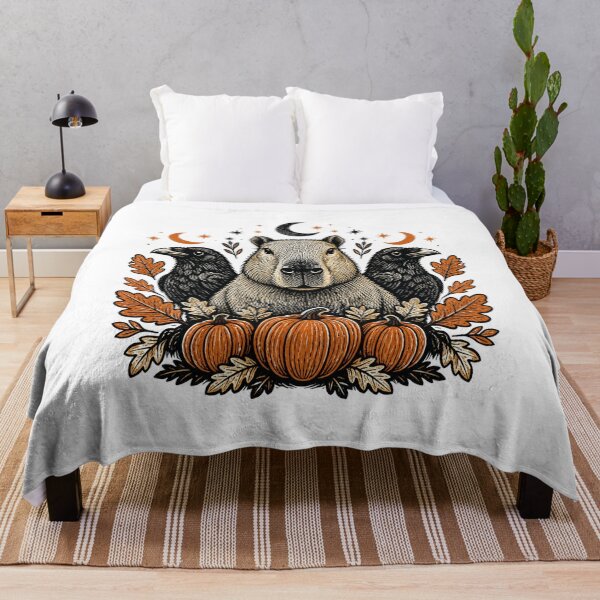 Item preview, Gothic Celestial Capybara – Moonlit Halloween Animal Art designed and sold by AMICO77.