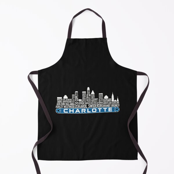 Item preview, Charlotte Skyline Typography Fan designed and sold by Waitkus85.