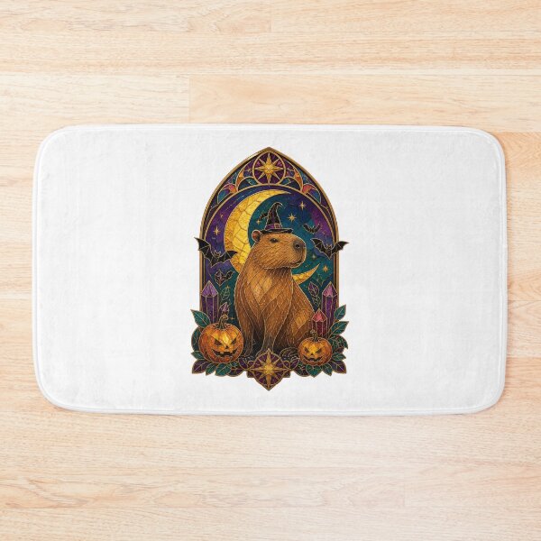 Item preview, Gothic Celestial Capybara – Moonlit Halloween Animal Art designed and sold by AMICO77.