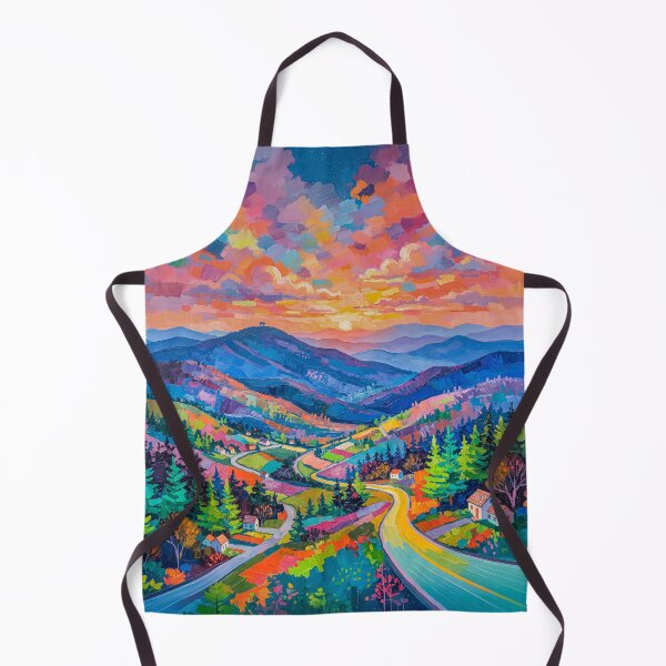 Aperçu de l'œuvre Sunset Over The Great Smoky Mountains Pop Art créée et vendue par Home Decor Art.