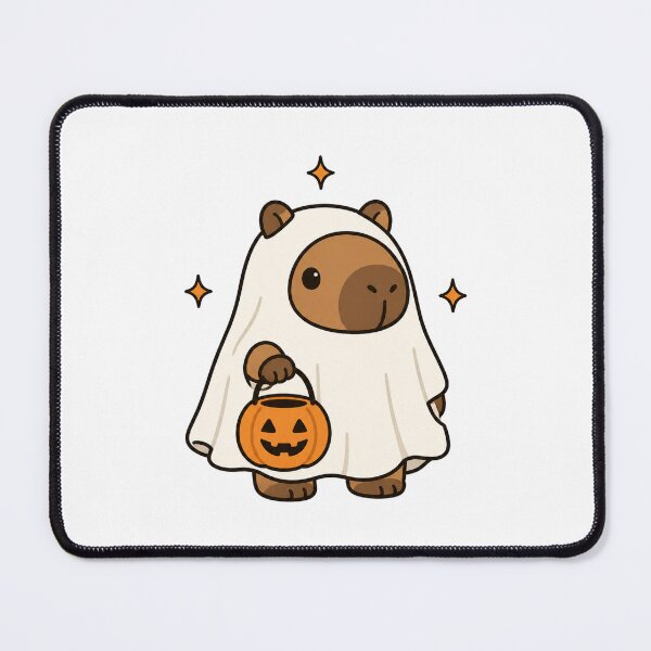 Item preview, Kawaii Halloween Capybara – Retro Minimal Spooky Animal Art designed and sold by AMICO77.