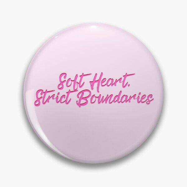 Item preview, Soft Heart Strict Boundaries Self Love Quote designed and sold by jianina-alondra.