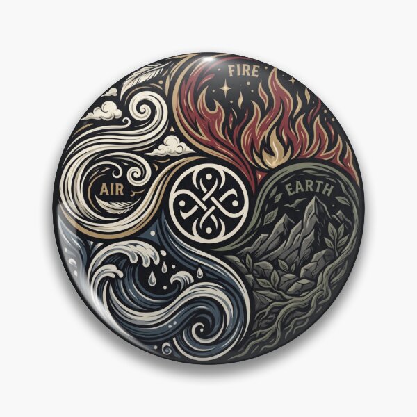 Item preview, Avatar The Last Airbender Inspired 4 Nations Elemental Art T-Shirt | Air Water Earth Fire Fantasy designed and sold by ZenKings.