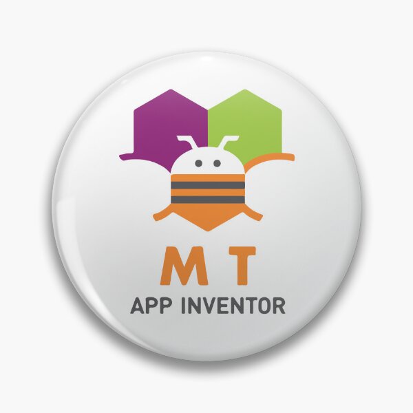 Item preview, MIT App Inventor Bee Mascot Code Logo designed and sold by Jerbilsmouse.