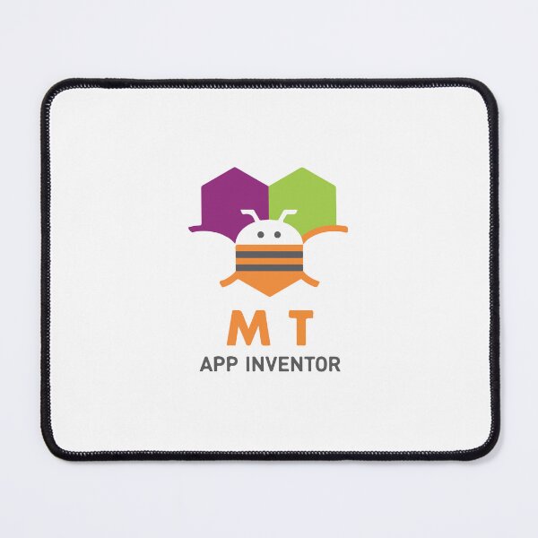Item preview, MIT App Inventor Bee Mascot Code Logo designed and sold by Jerbilsmouse.