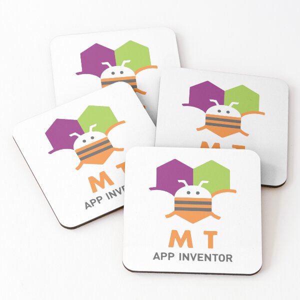 Item preview, MIT App Inventor Bee Mascot Code Logo designed and sold by Jerbilsmouse.