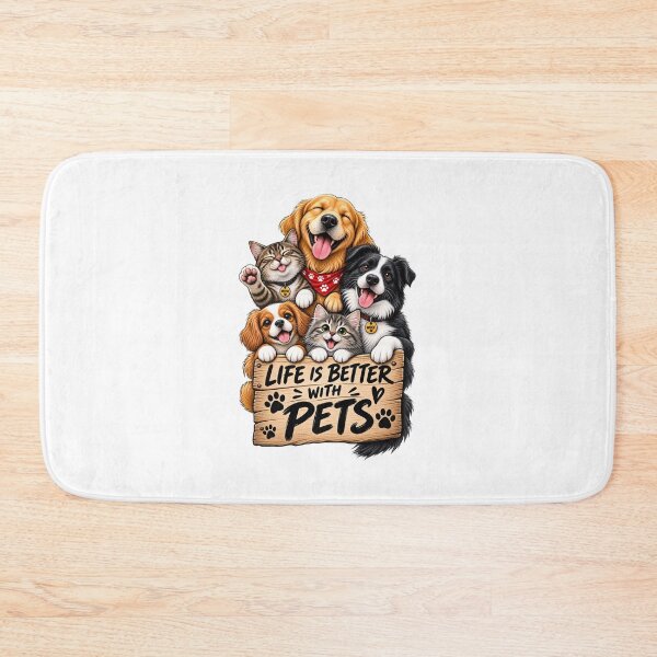 Item preview, LIFE IS BETTER WITH PETS designed and sold by DomGDesign.
