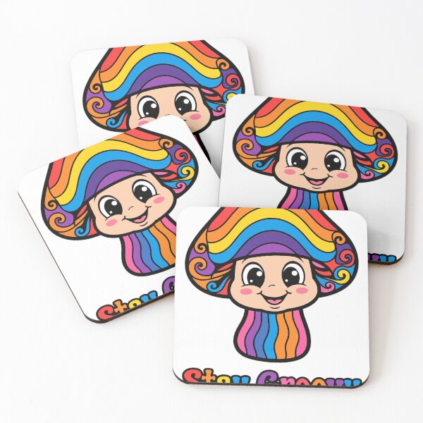 Item preview, Stay Groovy Rainbow Mushroom designed and sold by MADE BY MAHMOUD.