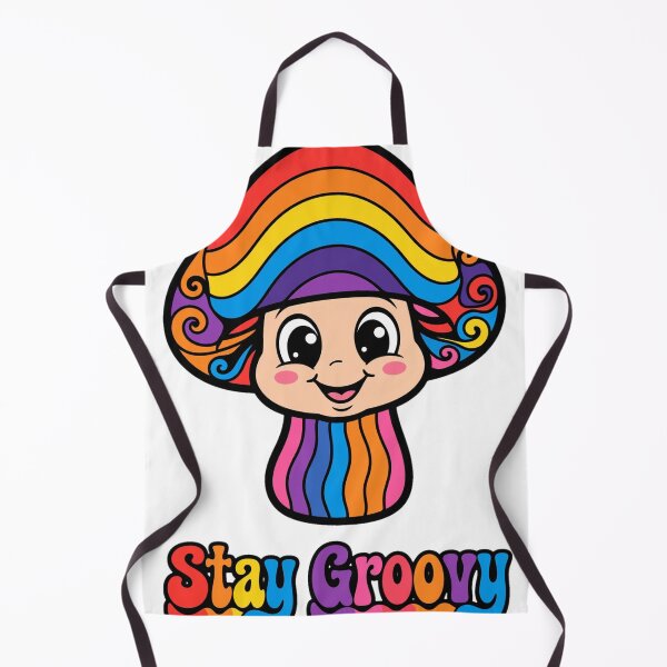 Item preview, Stay Groovy Rainbow Mushroom designed and sold by MADE BY MAHMOUD.