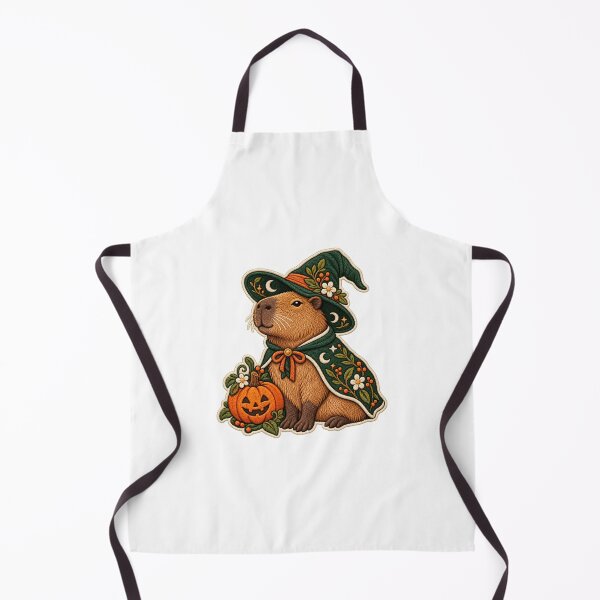 Item preview, Kawaii Halloween Capybara – Retro Minimal Spooky Animal Art designed and sold by AMICO77.
