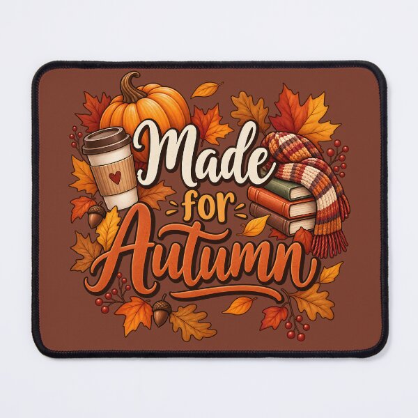 Item preview, Made for Autumn – Cozy Fall Pumpkin, Coffee & Books designed and sold by blankTeeShirt.
