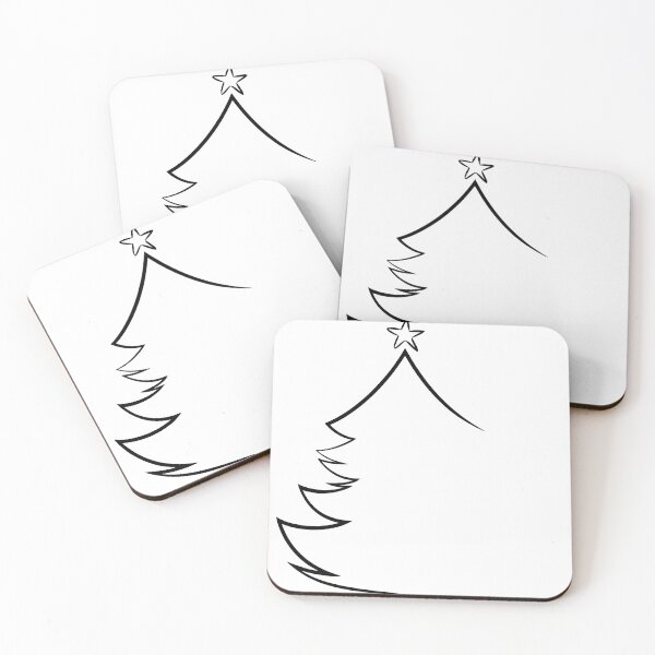 Item preview, Minimalist Christmas Tree Outline designed and sold by jkrphoto.