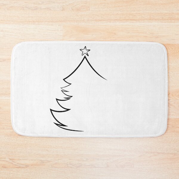 Item preview, Minimalist Christmas Tree Outline designed and sold by jkrphoto.