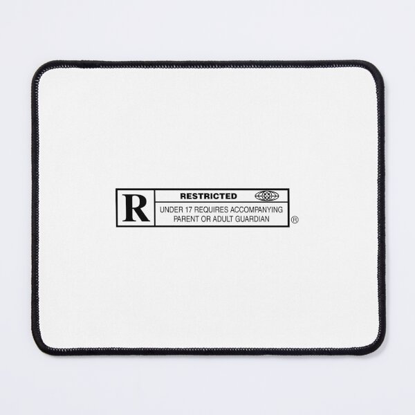 Item preview, Restricted Rated R Movie Classification Logo designed and sold by Jerbilsmouse.
