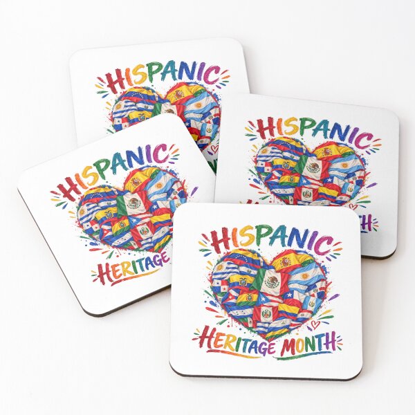 Item preview, Hispanic Heritage Month Heart of Latin America Spain designed and sold by Betsytiptoe.