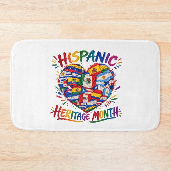 Item preview, Hispanic Heritage Month Heart of Latin America Spain designed and sold by Betsytiptoe.