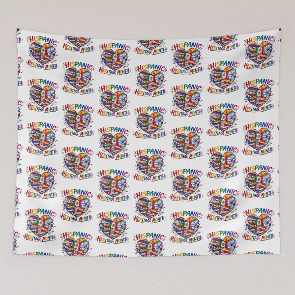 Item preview, Hispanic Heritage Month Heart of Latin America Spain designed and sold by Betsytiptoe.