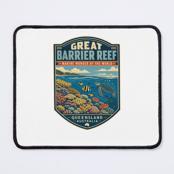 Item preview, Great Barrier Reef Marine Wonder Of The World Queensland Australia Travel Souvenir designed and sold by Star3NowForMe.
