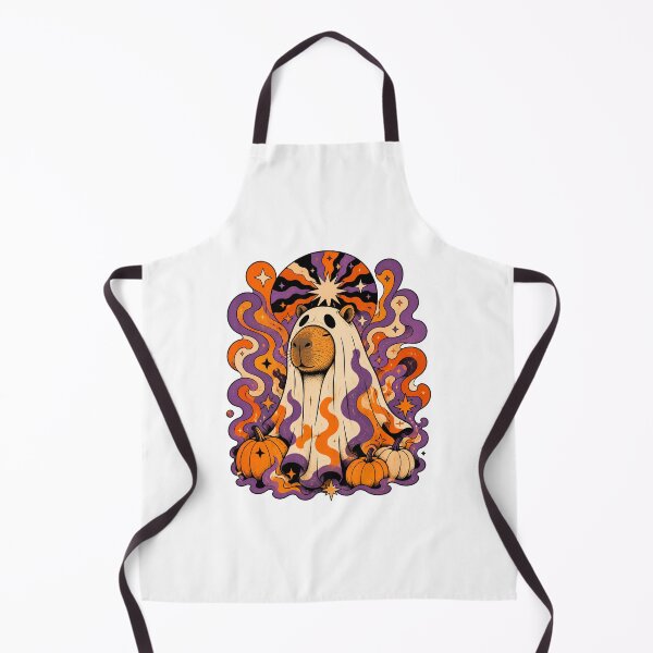 Item preview, Kawaii Halloween Capybara – Retro Minimal Spooky Animal Art designed and sold by AMICO77.
